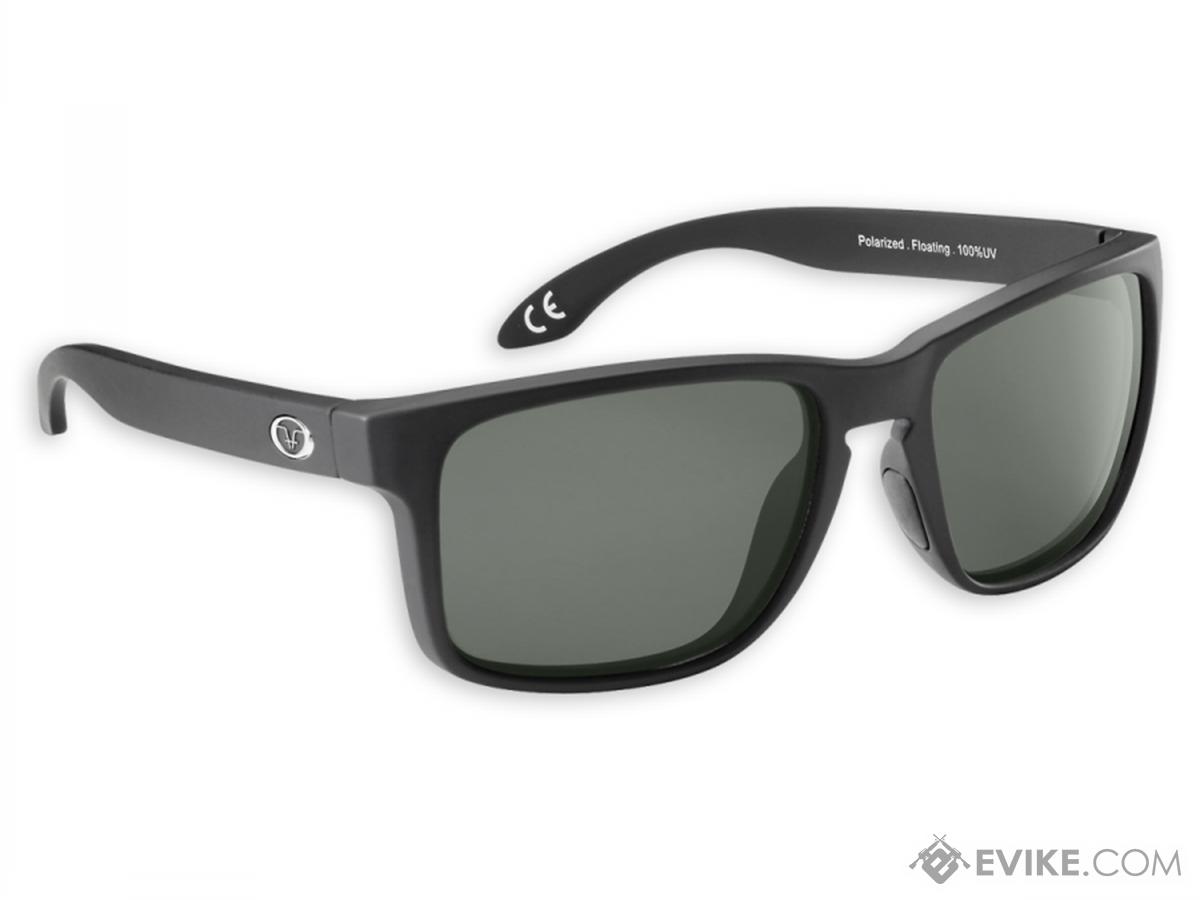 Flying Fisherman Lagoon Polarized Floating Sunglasses (Color: Matte Black / Smoke Lens)