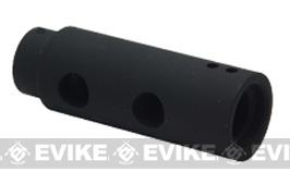 APS / Matrix Mini Y Comp Type Metal Flashhider for Airsoft AEG (Thread: 14mm Negative)