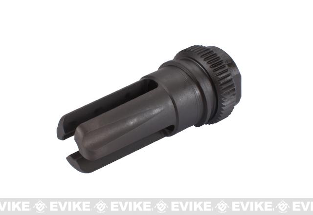 Emerson Special Forces Steel CNC Type Airsoft Flashhider - 14mm Negative