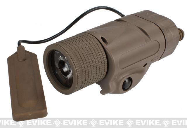 VFC V3X 190 Lumen Combat Tactical Flashlight System - Dark Earth