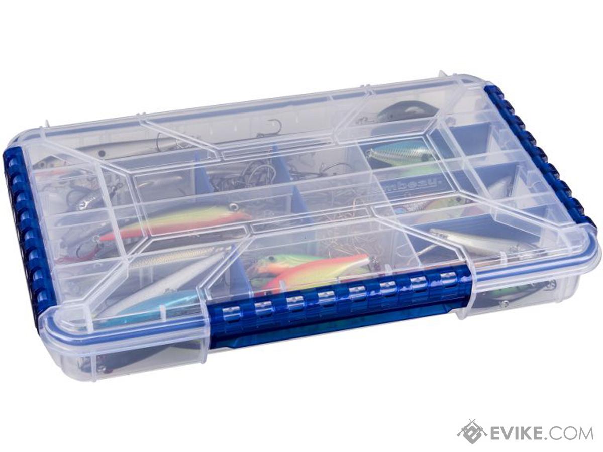 Plastic Tackle Organizer, 3 Layers Dividers Fishing Tackle Box Fishing  Accessory Case Portable Tackle Storage Box for Saltwater Freshwater