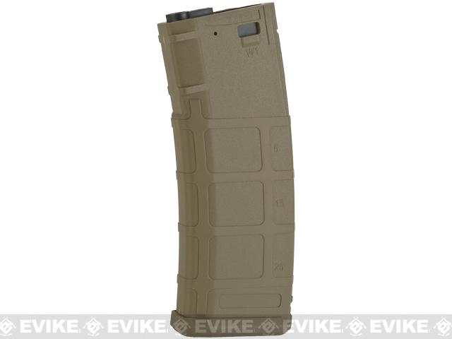 S&T 350rd Polymer Flash Magazine for M4 A&K Masada Series Airsoft AEG (Color: Tan)