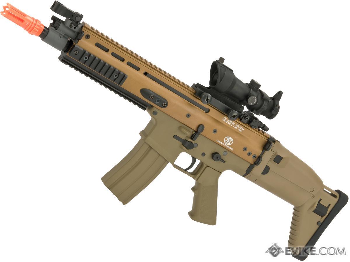 FN Herstal Licensed Full Metal SCAR-L Airsoft AEG Rifle by Cybergun (Color:  Tan), Airsoft Guns, Airsoft Electric Rifles -  Airsoft Superstore