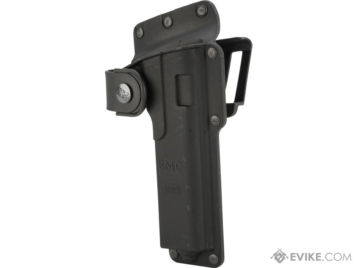 Fobus Tactical Duty Holster w/ Active Retention (Model: 1911 w/ 5 Barrel w/ or w/o Light or Laser / Roto Belt)