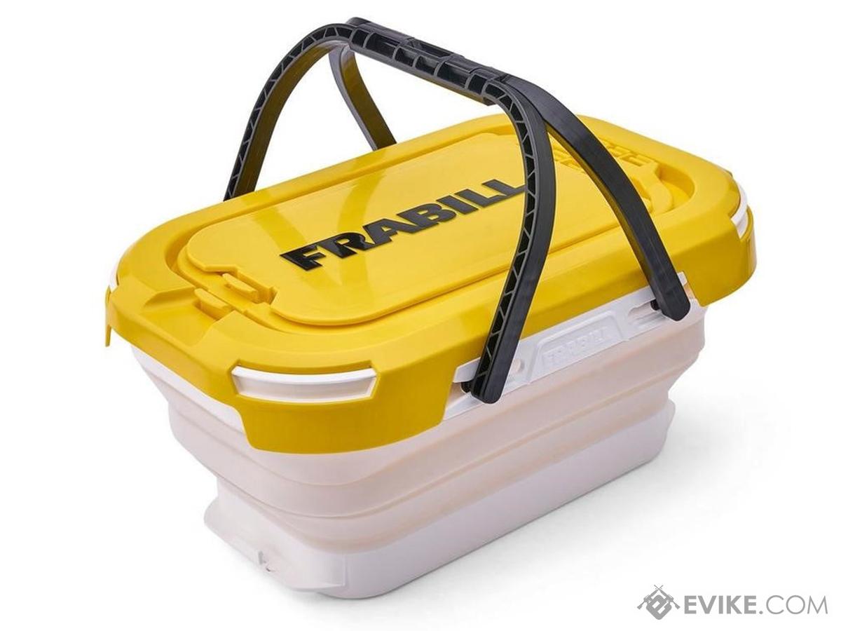 Frabill Collapsible Bait Bucket w/ Battery Operated Aerator (Size: 6 Quarts)