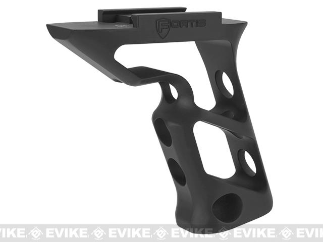 PTS Fortis Shift CNC Machined Billet Aluminum Short Vertical Picatinny Mounted Grip (Color: Black)