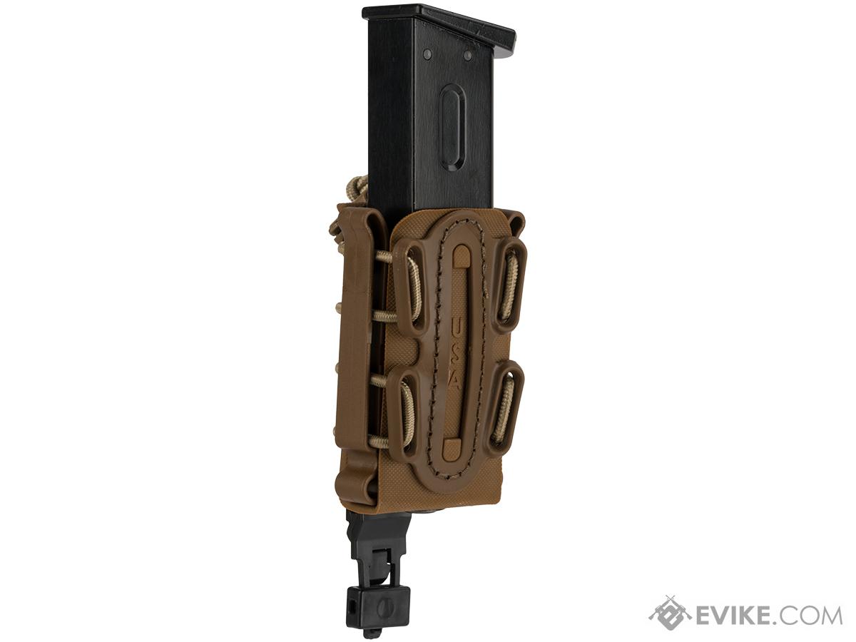 G Code Soft Shell Scorpion Short Pistol Magazine Carrier With P1 Molle Clip Color Tan Frame Tan Shell Tactical Gear Apparel Pouches Mag Pouches Pistol Evike Com Airsoft Superstore