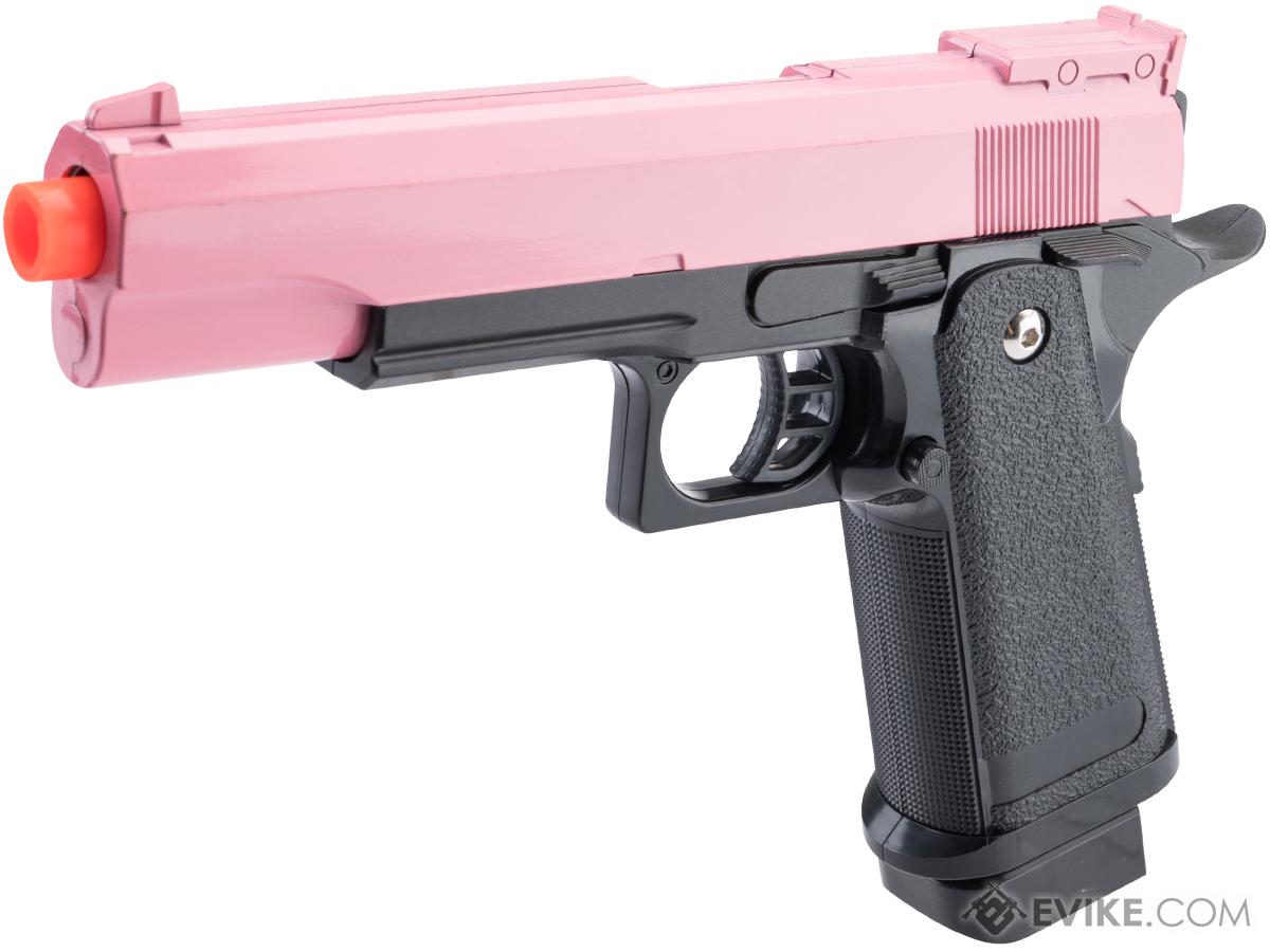 Galaxy Heavy Weight 4.3 Hi-Capa Spring Powered Airsoft Pistol (Color: Pink)