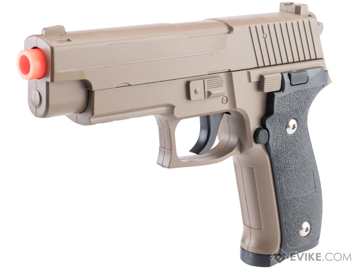 Galaxy 226 Heavy Spring Powered Airsoft Pistol (Color: Dark Earth)