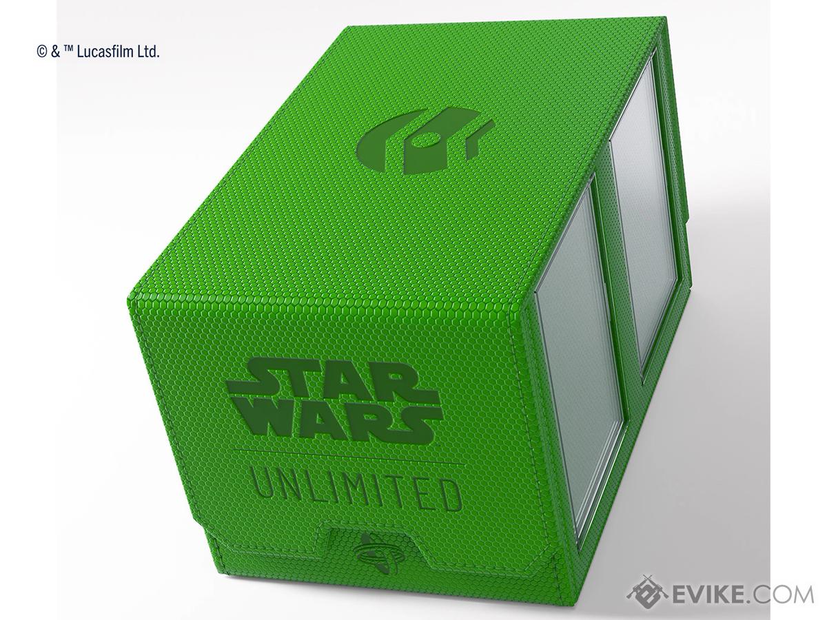 Gamegenic Star Wars: Unlimited Double Deck Pod Protective Card Box (Color: Green)