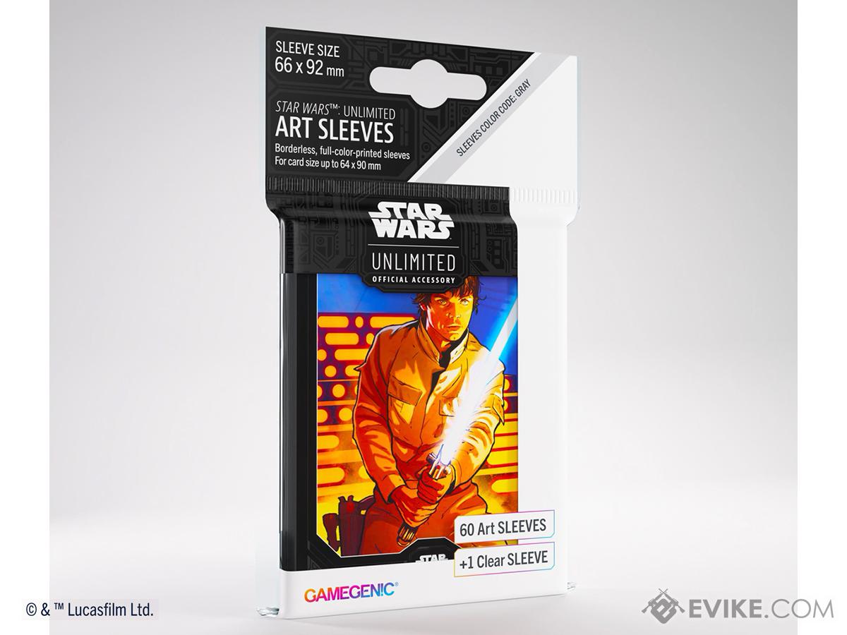 Gamegenic Star Wars: Unlimited Standard Sized Protective Card Sleeves (Model: Luke Skywalker / Art Sleeve Pack)