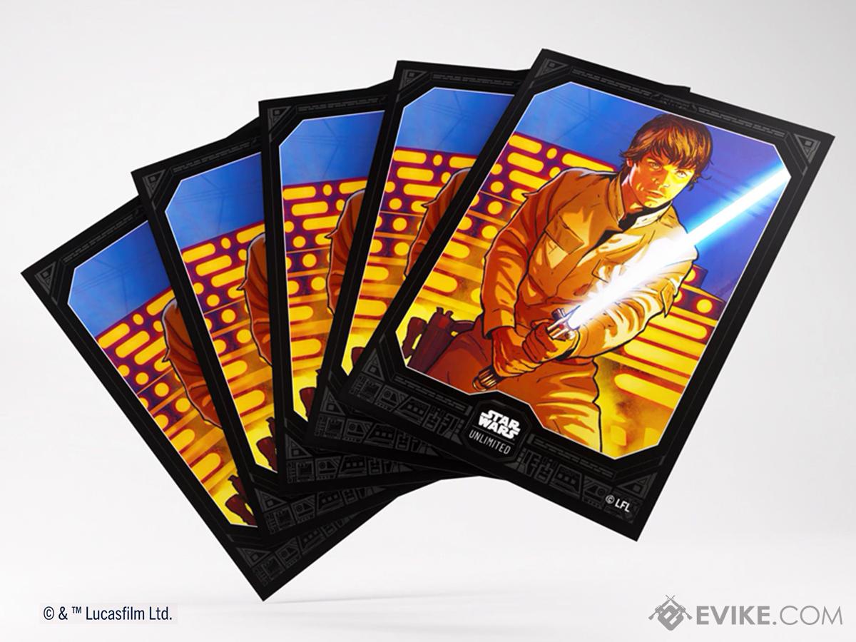 STAR WARS UNLIMITED - STANDARD SIZE SLEEVES - DOUBLE PACK - LUKE SKYWALKER  (60-60) - GAMEGENIC