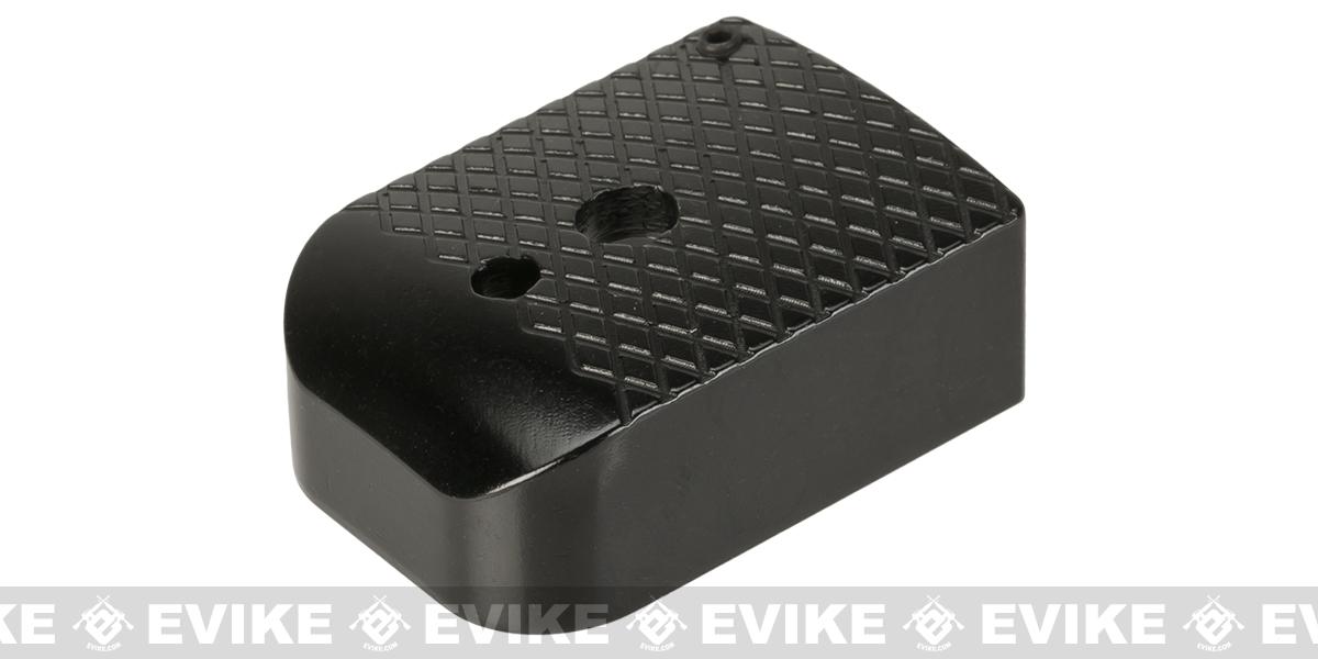 5KU Type-4 Aluminum Magazine Base for 5.1 Hi-Capa Series Airsoft GBB Pistol Magazines (Color: Black)