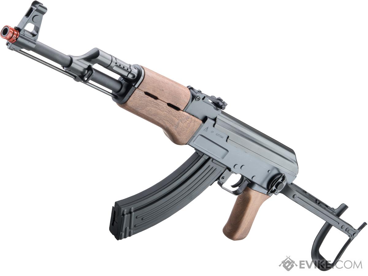 Lancer Tactical AK47 Airsoft AEG Rifle w/ Folding Stock, Battery