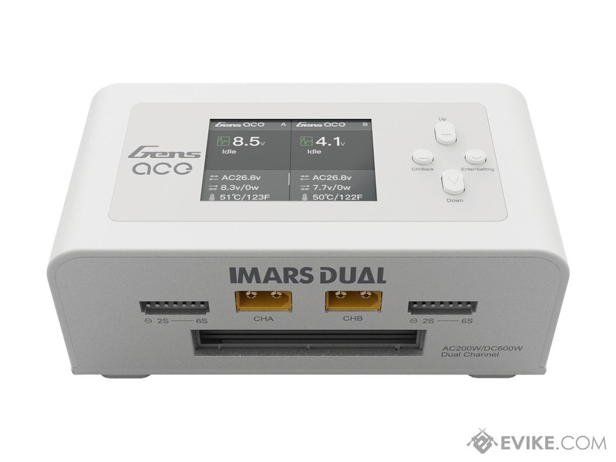 Gens Ace IMARS Dual Channel Balance Charger (Color: Ultra White)