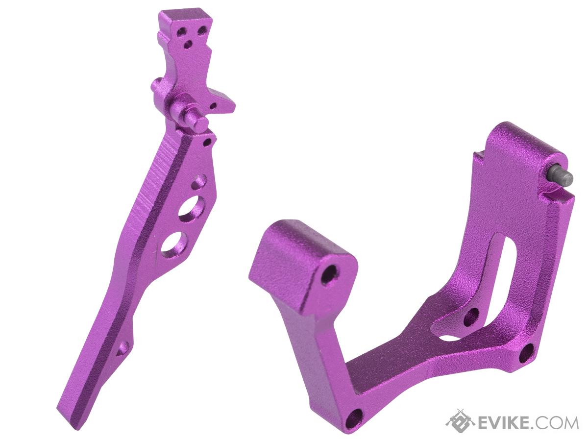 G&G Dress-Up CNC Machined Trigger Set for SSG-1 AEG Rifles (Color: Orchid / Limited Edition)