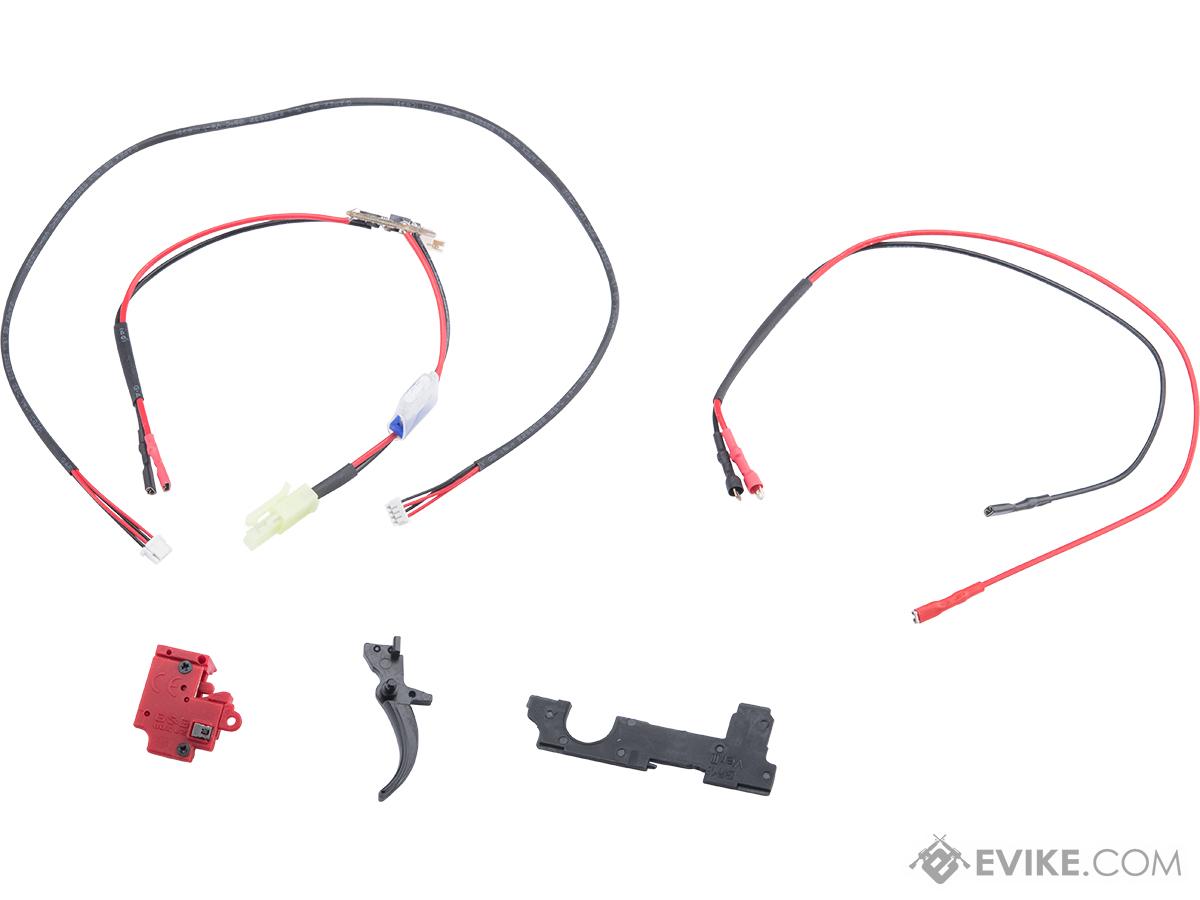 G&G ETU 2.0 and MOSFET 4.0 Wiring Set for Version 2 AEG Gearboxes (Model: Rear Wired / Regular Trigger)