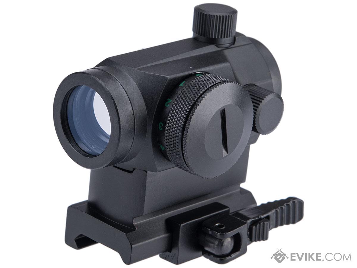 Avengers T1 Micro Reflex Red & Green Dot Sight / Scope w/ QD Riser (Color:  Black), Accessories & Parts, Scopes & Optics, Red Dot Sights -   Airsoft Superstore