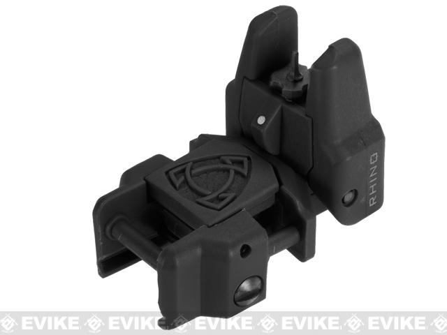 Rhino Flip-Up Tactical Back-Up Rifle Sight by APS - Front Sight (Color: Black)