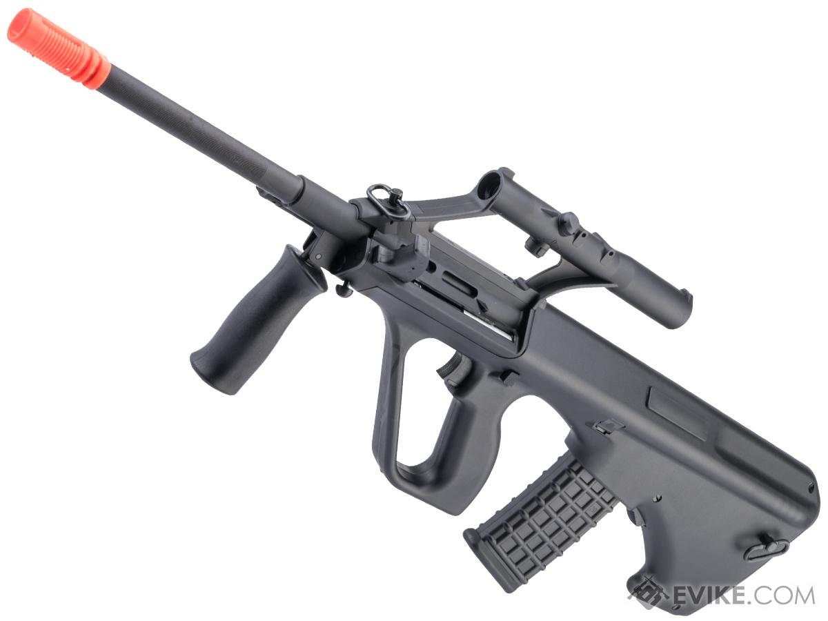 GHK Gas Blowback AUG A2 Airsoft Rifle with Integrated Optic (Color: Black),  Airsoft Guns, Gas Blowback Rifles - Evike.com Airsoft Superstore