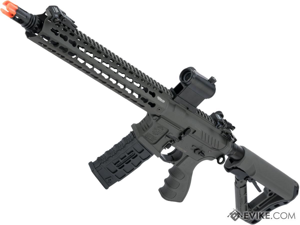 G&G Combat Machine CM16 SRXL Airsoft M4 AEG Rifle with Keymod Rail (Package: Battleship Grey / Gun Only)