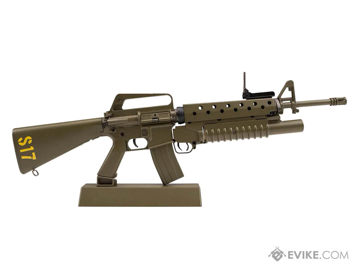 GoatGuns 1:3 Scale Die-Cast Model (Model: M16 Grenadier / Green)