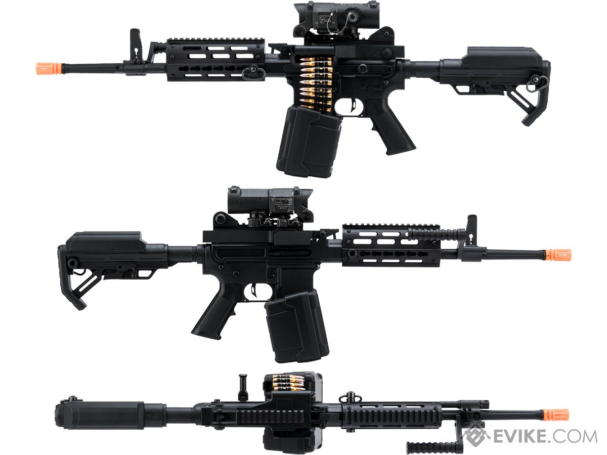 Matrix Golden Eagle Ar Lmg Airsoft Aeg Light Machine Gun Length 1625 Black