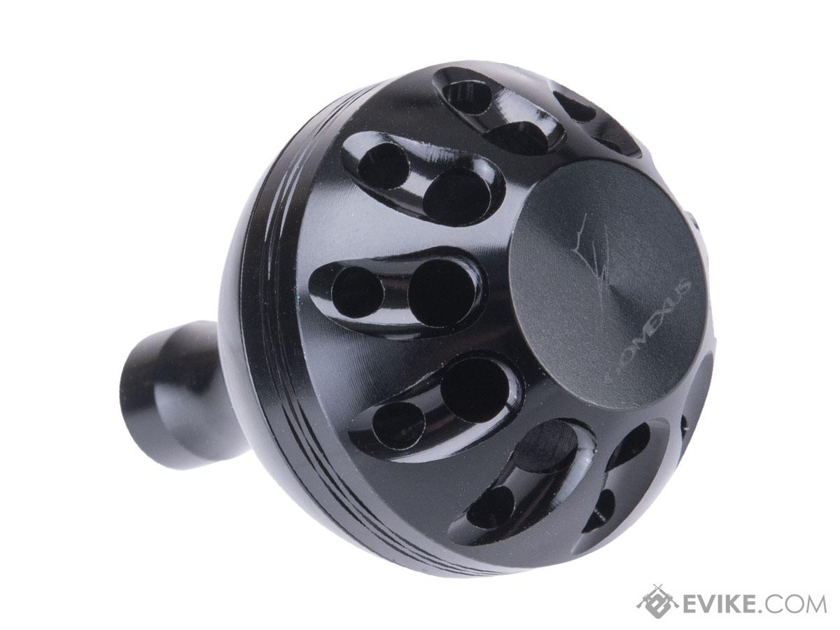 Gomexus Round Power Knob for Spinning Reel Color Black 32mm