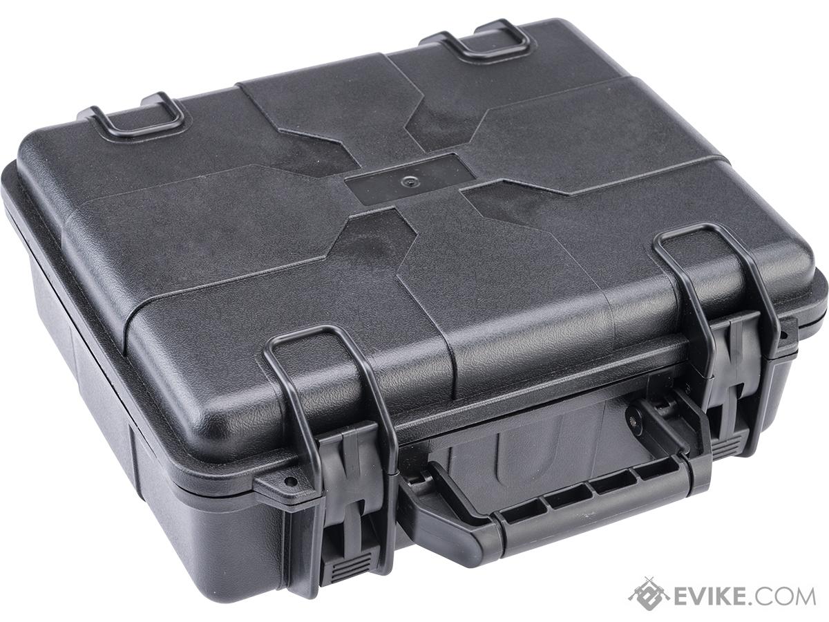 G&P Hardshell Locking Carrying Case w/ Foam Insert for SAI BLU / Glock G17 Airsoft GBB Pistols (Model: Egg Crate Foam)