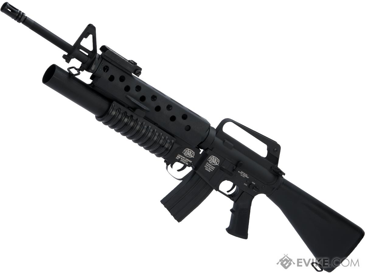 G P Scar Face M16a1 Vn W M3 Grenade Launcher Airsoft Aeg Rifle And I5 Gearbox Package Gun Only G P Evike Com Airsoft Superstore