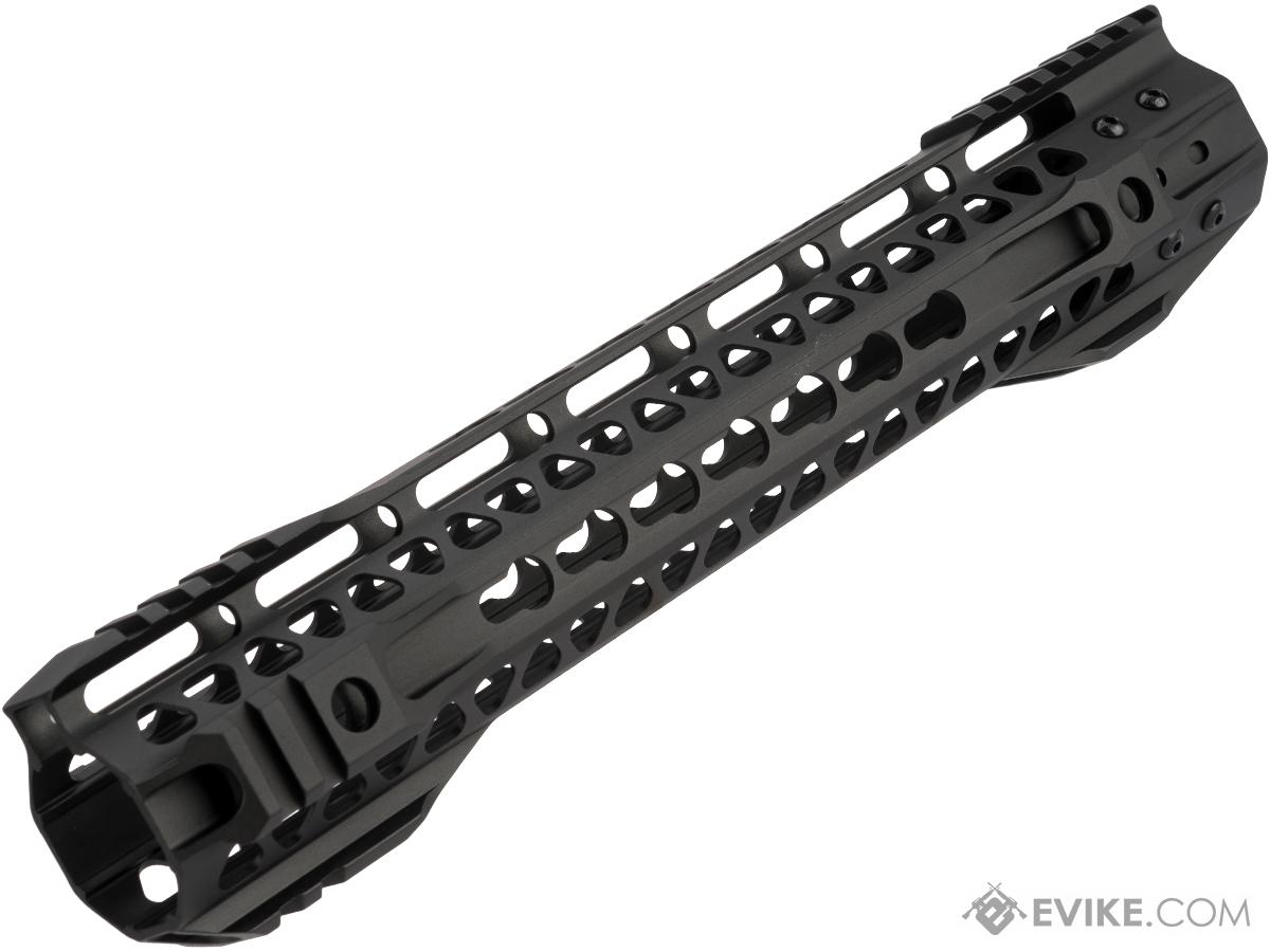 G&P MOTS II Standard Keymod Handguard w/ Rails for M4 / M16 Series Airsoft AEG Rifles (Color: Black / 12.5)