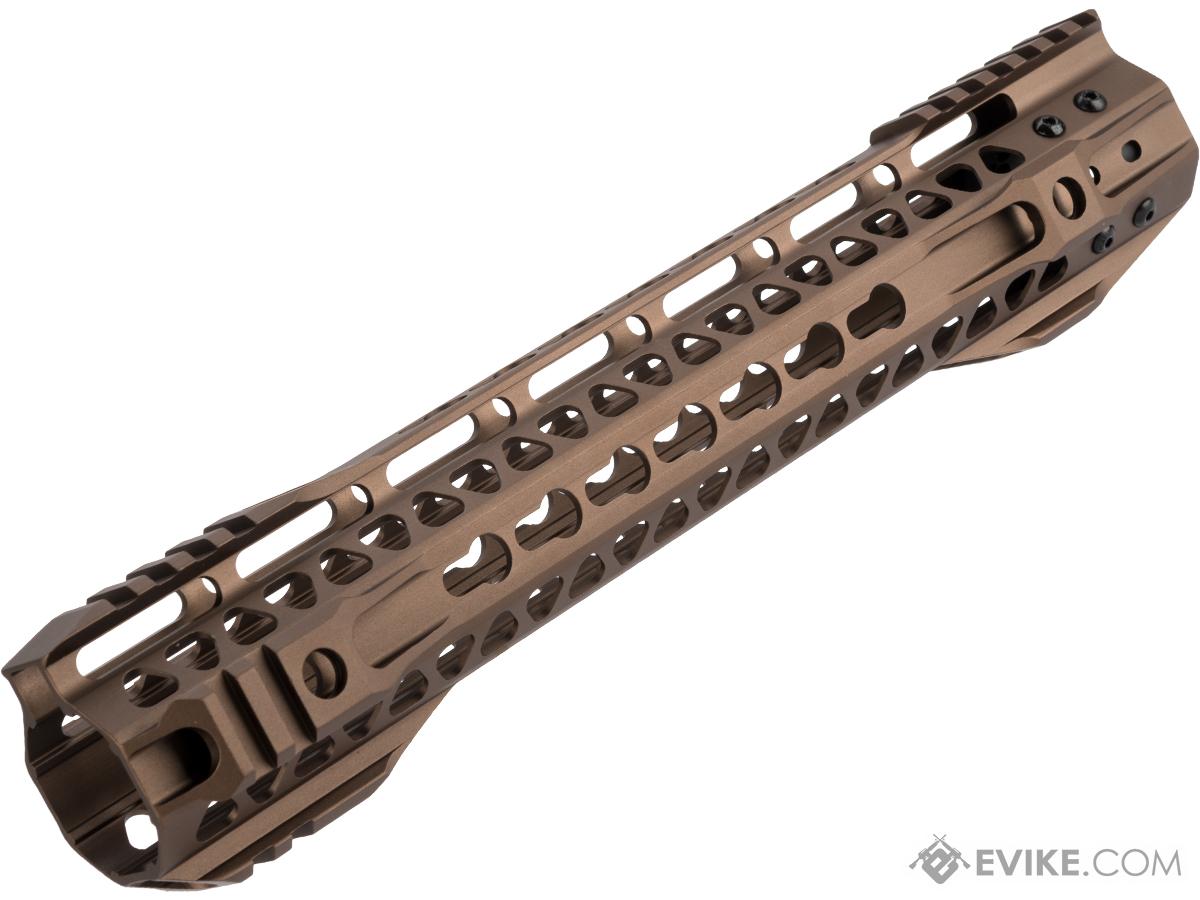 G&P MOTS II Standard Keymod Handguard w/ Rails for M4 / M16 Series Airsoft AEG Rifles (Color: Sand / 12.5)