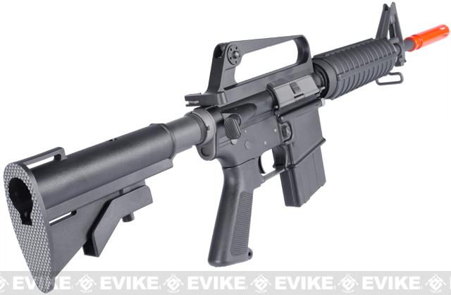 WE Open Bolt Full Metal XM177 Airsoft Gas Blowback GBB Rifle - Black,  Airsoft Guns, Gas Blowback Rifles - Evike.com Airsoft Superstore