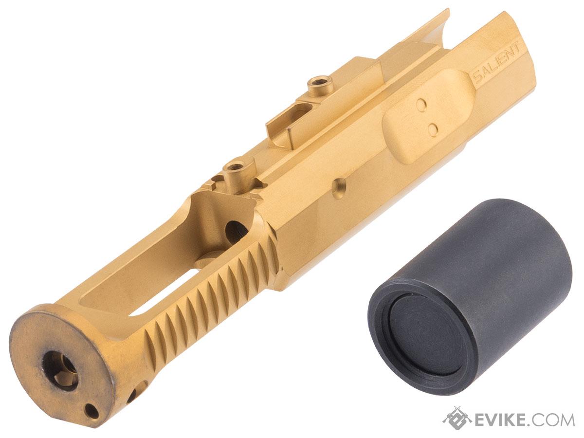 Guns Modify CNC Aluminum Speed Zero Bolt Carrier for Tokyo Marui M4 MWS Gas Blowback Airsoft Rifles (Color: Gold)