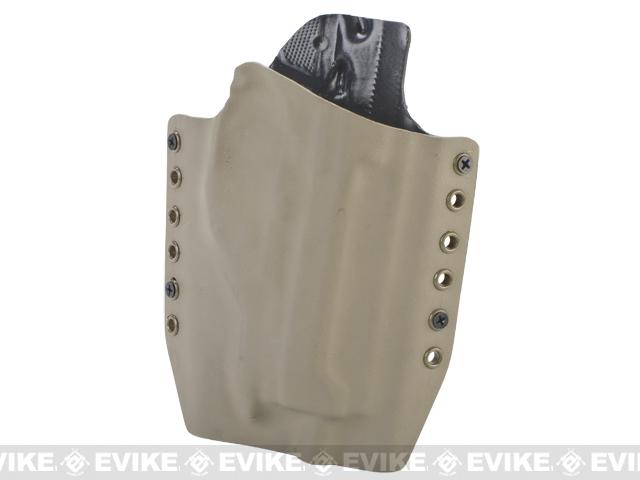 KAOS Concealment Belt / MOLLE Kydex Holster (Model: M93R / Dark Earth / Right Hand)