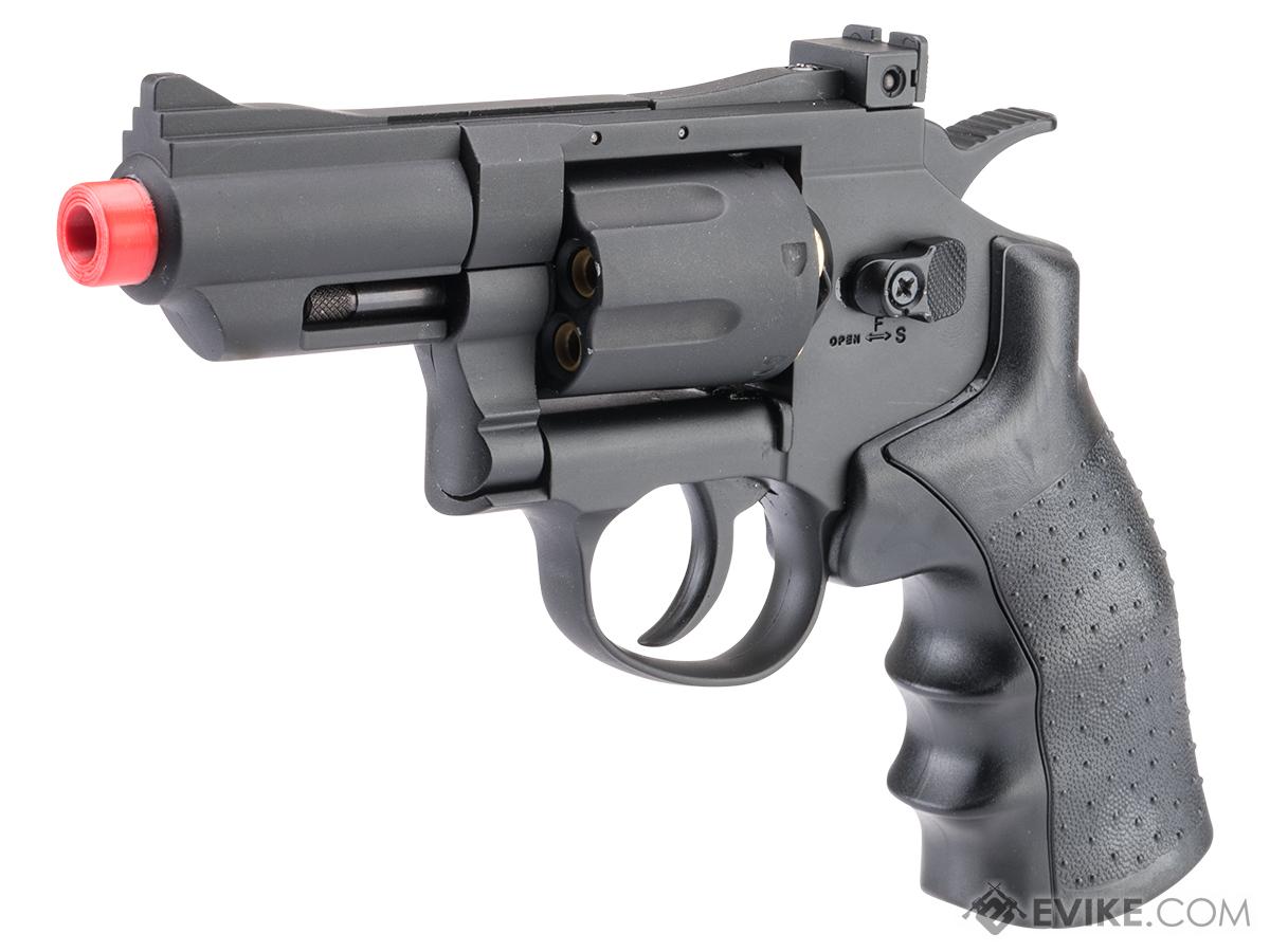 Hwasan CO2 Powered High Power Airsoft 6mm Magnum Revolver (Length: 2.5)