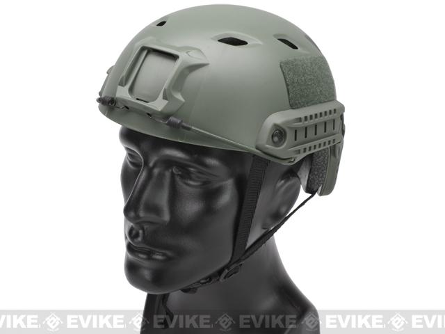Emerson Bump Type Tactical Airsoft Helmet (BJ Type / Basic / Foliage ...