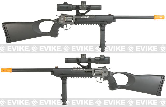 WG Herd Wolf Revolver Rifle - Co2 Powered Airsoft Gun - ModernAirsoft