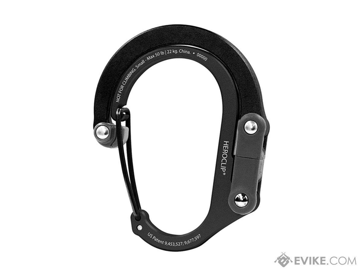 Heroclip Adjustable Swivel Carabiner Clip + Hanger (Size: Small ...