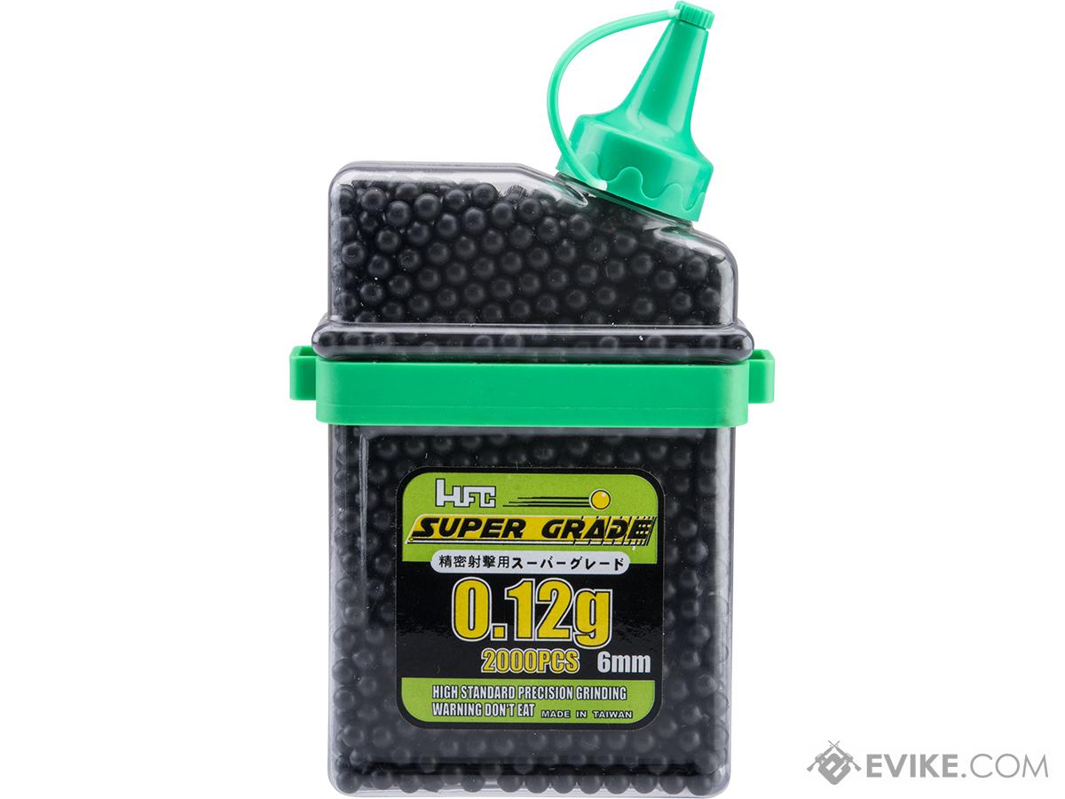 HFC Super Grade 0.12g 6mm BB Bottle (Color: Black / 2000 Rounds)