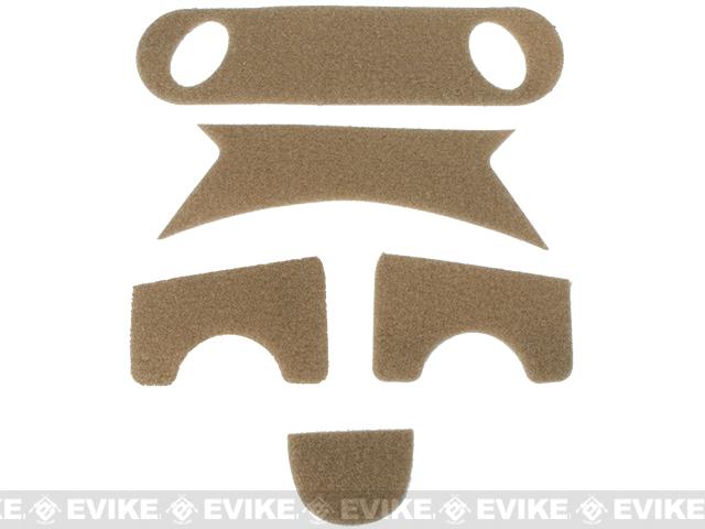 Emerson Hook and Loop Adhesive Strips for PJ Type Bump Helmets (Color: Tan)