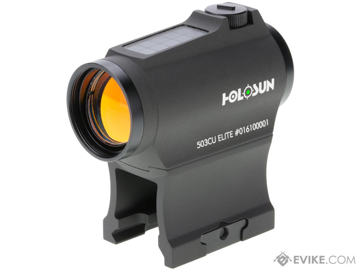 HOLOSUN HE503CU-GR Solar Power Compact Green Dot Circle Sight w/ Low & AR Mount