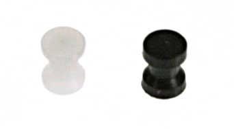 Echo1 / Element Hopup Knob Set of Two For Airsoft AEG (Black & Clear)