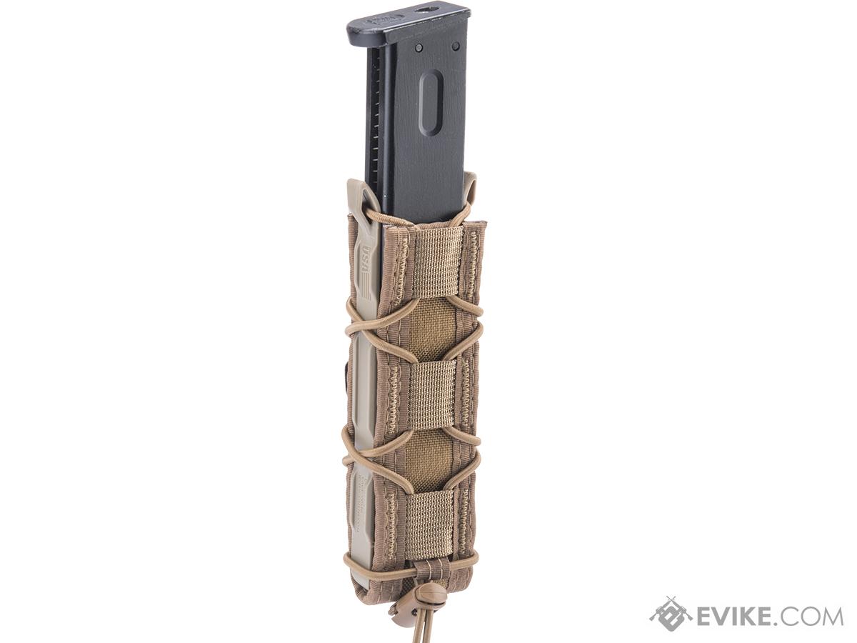 HSGI Extended Pistol TACO Modular High Capacity Pistol Magazine Pouch (Color: Coyote Brown / Belt Mounted)