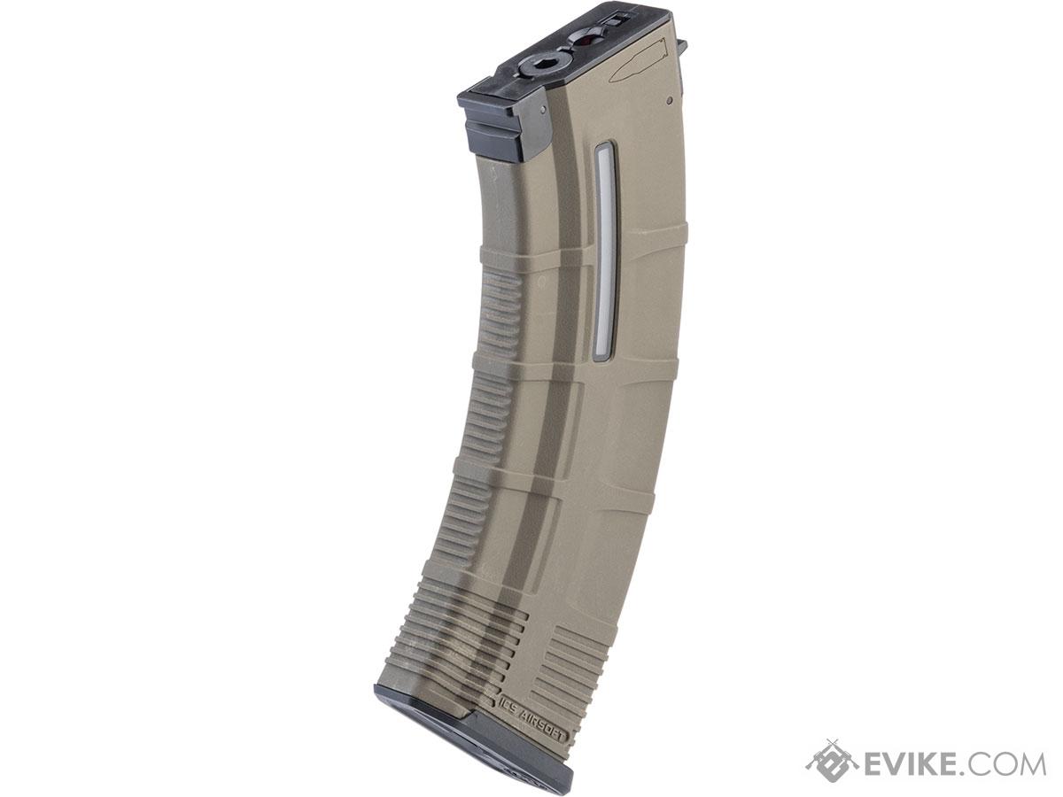 ICS 50/30 Round Variable Capacity Midcap Magazine for AK Airsoft AEG Rifles (Color: Ranger Green)