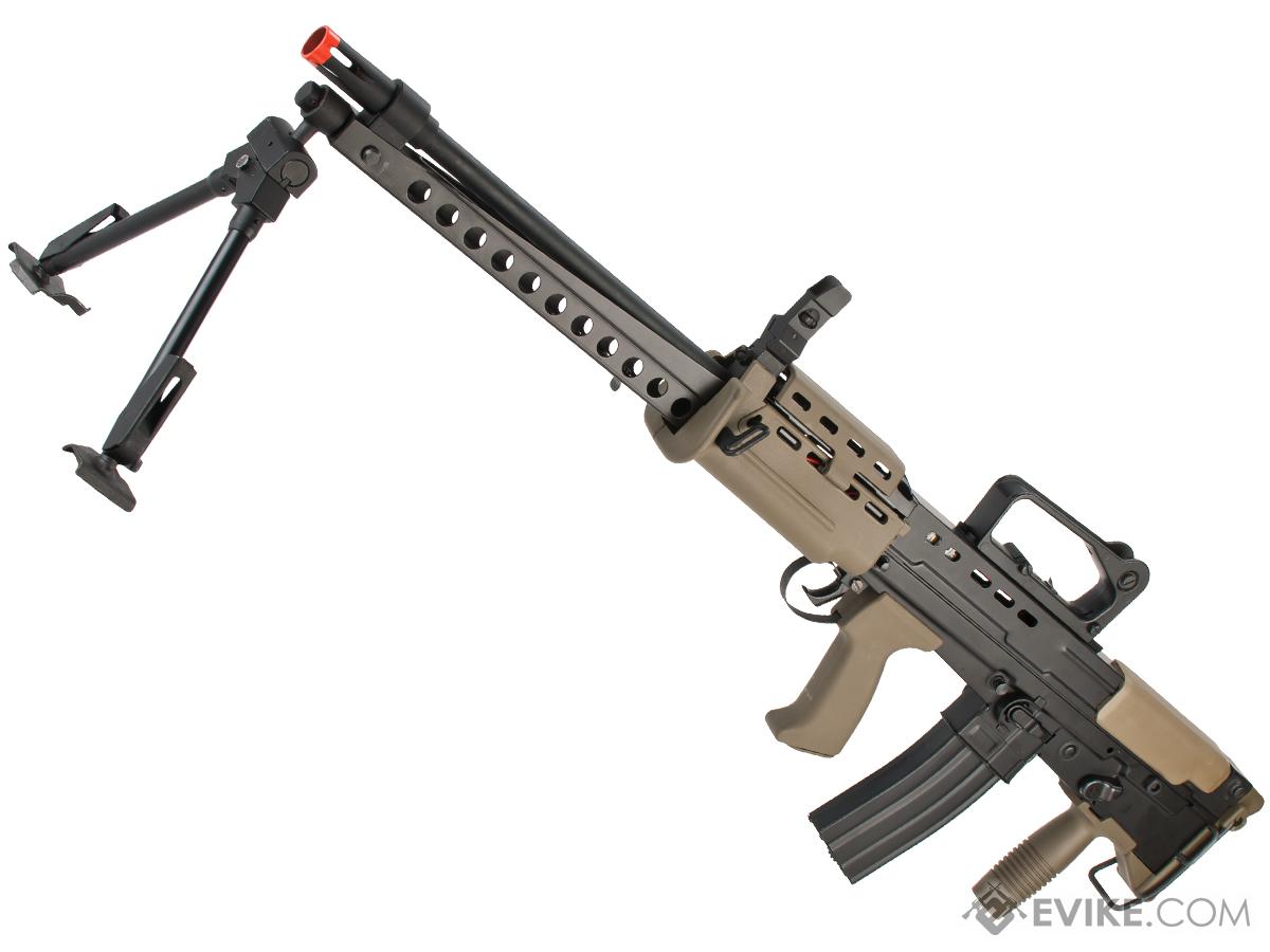 ICS Full Metal L86A2 British Military Full Size Airsoft AEG Rifle