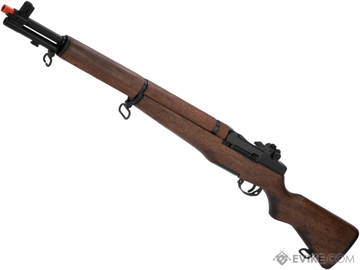 Ics M1 Garand Full Size Airsoft Aeg Rifle With Real Wood Stock