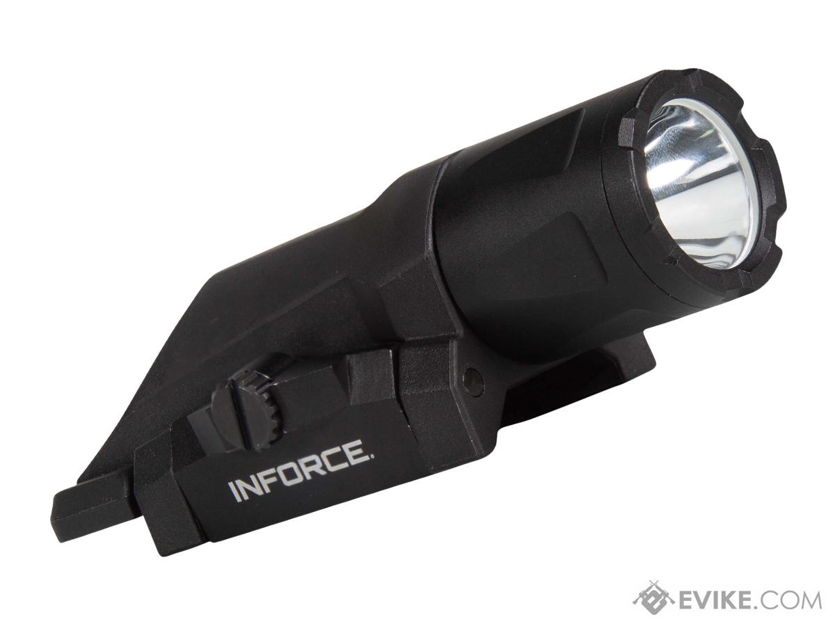 InForce WML Gen 3 Weapon Mounted Multifunction White LED Tactical Light (Color: Black / 400 Lumen / White & IR )