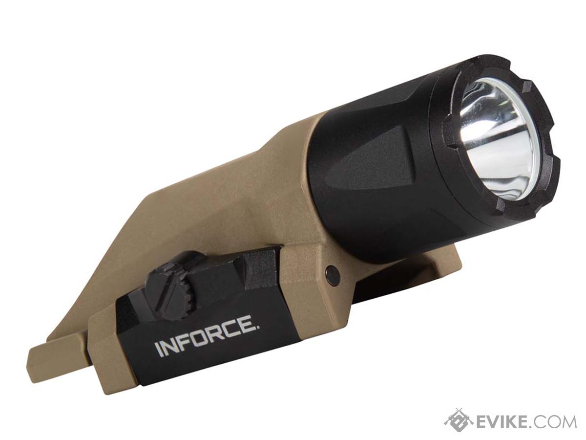 InForce WML Gen 3 Weapon Mounted Multifunction White LED Tactical Light (Color: Flat Dark Earth / 400 Lumen / White & IR )