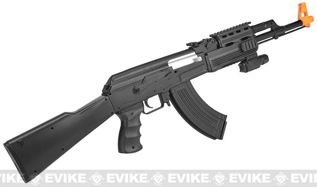 CYMA LPAEG Beginner AK Airsoft AEG Package (Model: Black), Airsoft Guns ...